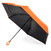 Мини зонт от дождя и солнца AMEYOKE M50-5S (05) Оранжевый (UPF50+)