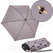 Зонт женский легкий мини Fulton L501 3521 Пчелы Серый