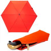 Компактный плоский зонт Три Слона L-4605 (D) 17893 Оранжевый (в сумку, карман)