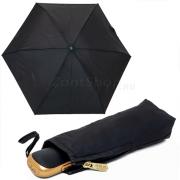 Компактный плоский зонт Три Слона L-4605 (D) 17899 Черный (в сумку, карман)