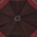 Зонт женский Doppler 7441465 CH 12297 Magic Fiber Chic Бордюр коричневый (сатин)