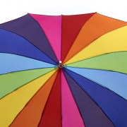 Зонт трость женский Fulton L909 4315 Радуга