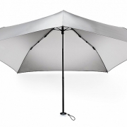 Зонт женский от солнца и дождя Fulton Aerolite L891 005 (UPF 50+) Серый
