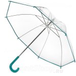 Зонт детский прозрачный ArtRain 1501 (12498) Бирюзовый кант