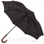 Зонт трость мужской Trust LAMP-27X (10106) Клетка, Черный