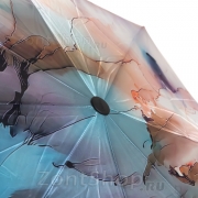 Зонт женский Diniya 138 (17164) Переливы Голубой (сатин)