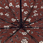 Зонт женский Doppler 7441465 22 Graphics 10397 Цветы и пейсли коричневый