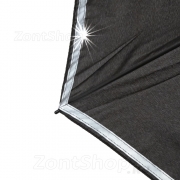 Зонт Knirps X.050 Rookie Manual BLACK REFLECTIVE (светоотражающая полоса) 1000 (светоотражающая полоса)