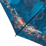 Зонт женский Три Слона 880 13052 Дизайнерский синий (сатин)