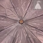 Зонт наоборот женский Три Слона 100 P/JS 12851 Серебристое отражение (обратное закрывание, сатин)
