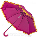 Зонт детский ArtRain 1652 (10506) рюши Малиновый