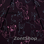 Зонт трость женский Fulton дизайнер SIMEON FARRAR E447 2451 Cats & Dogs Кошки и Собаки