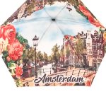 Мини зонт облегченный LAMBERTI 75119 (14954) Восхитительный Амстердам