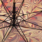 Зонт трость женский Zest 21664 7787 Орнамент на позолоте (сатин)
