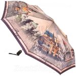 Зонт женский Три Слона 145 (M/EL) 12924 Достопримечательности Праги (сатин)
