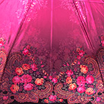 Зонт женский Три Слона 138 D 8835 Цветы Пейсли (сатин)