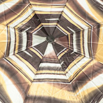 Зонт женский Trust  FAMM-21-lux 8895 Абстракция полоса (сатин)