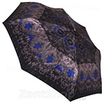 Зонт женский Три Слона 100 (L) 10800 Серо-синие узоры (сатин)