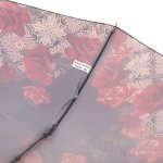 Зонт женский Три Слона L3880 13879 Вышивка в розах (сатин)