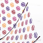 Зонт трость женский прозрачный Fulton L042 2833 Разноцветный горох