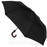 Зонт мужской H.DUE.O H601 11192 (3) Полоса Черный