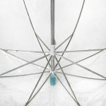Зонт детский прозрачный ArtRain 1501 (12498) Бирюзовый кант