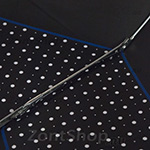 Зонт женский Doppler Derby 7202165 PL 11130 Круги, горох, синяя полоса