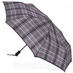 Зонт женский Doppler Derby 7440265 PT 11090 Пересечение линий серый