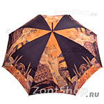 Зонт трость женский Doppler 74059 W 1630 Art Collection Klimt Wasserschlangen