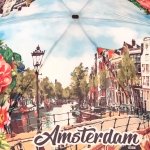 Мини зонт облегченный LAMBERTI 75119 (14954) Восхитительный Амстердам
