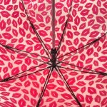 Зонт трость женский прозрачный Fulton Lulu Guinness L719 2342 Губы (Дизайнерский)