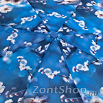 Зонт женский Zest 23815 5854 Сакура голубая