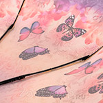 Зонт женский Три Слона 360 (D) 9219 Лиловые бабочки (сатин)