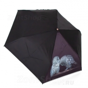 Легкий компактный зонт Nex 33721 16557 Совушки
