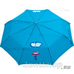 Зонт женский Airton 3912 6358 Голубой Облака
