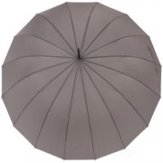 Зонт трость AMEYOKE L70 (03) Серый, гладкая ручка