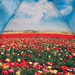 Зонт AMEYOKE OK54 (02) Цветочное поле