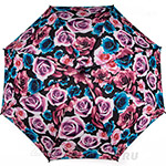 Зонт трость женский Fulton L056 3040 Pop Rose (Розы)