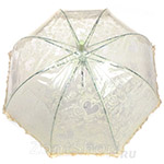 Зонт детский прозрачный Airton 1651 11543 рюши Ажурный желтый