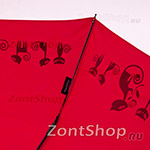 Зонт женский Doppler 7441465 C3 Кошки 6687 Красный