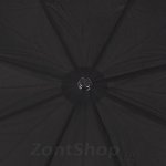 Большой надежный зонт мужской для двоих DOPPLER 74366 Черный однотонный