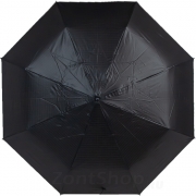 Зонт женский двусторонний Ame Yoke OK589 (03) Гусиная лапка, Черный Бежевый
