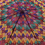 Зонт женский Zest 23856 7894 Яркий орнамент