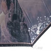 Зонт женский Diniya 132 (17190) Романтика золотистый (сатин)