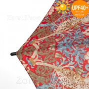 Зонт трость женский от солнца и дождя Fulton Morris & Co L931 2593 Птицы(Дизайнерский) (UPF 50+)