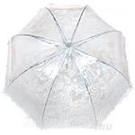 Зонт детский прозрачный Airton 1651 11542 рюши Ажурный белый