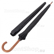 Зонт трость AMEYOKE M75-16B (01) Черный (в чехле)