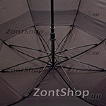 Зонт трость мужской Zest 41680 Черный чехол на ремне