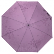 Компактный облегченный зонт Три Слона L-4898 (C) 17908 Цветы бабочки Сиреневый