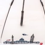 Зонт трость женский прозрачный Fulton L848 3415 (National Gallery) Горизонт